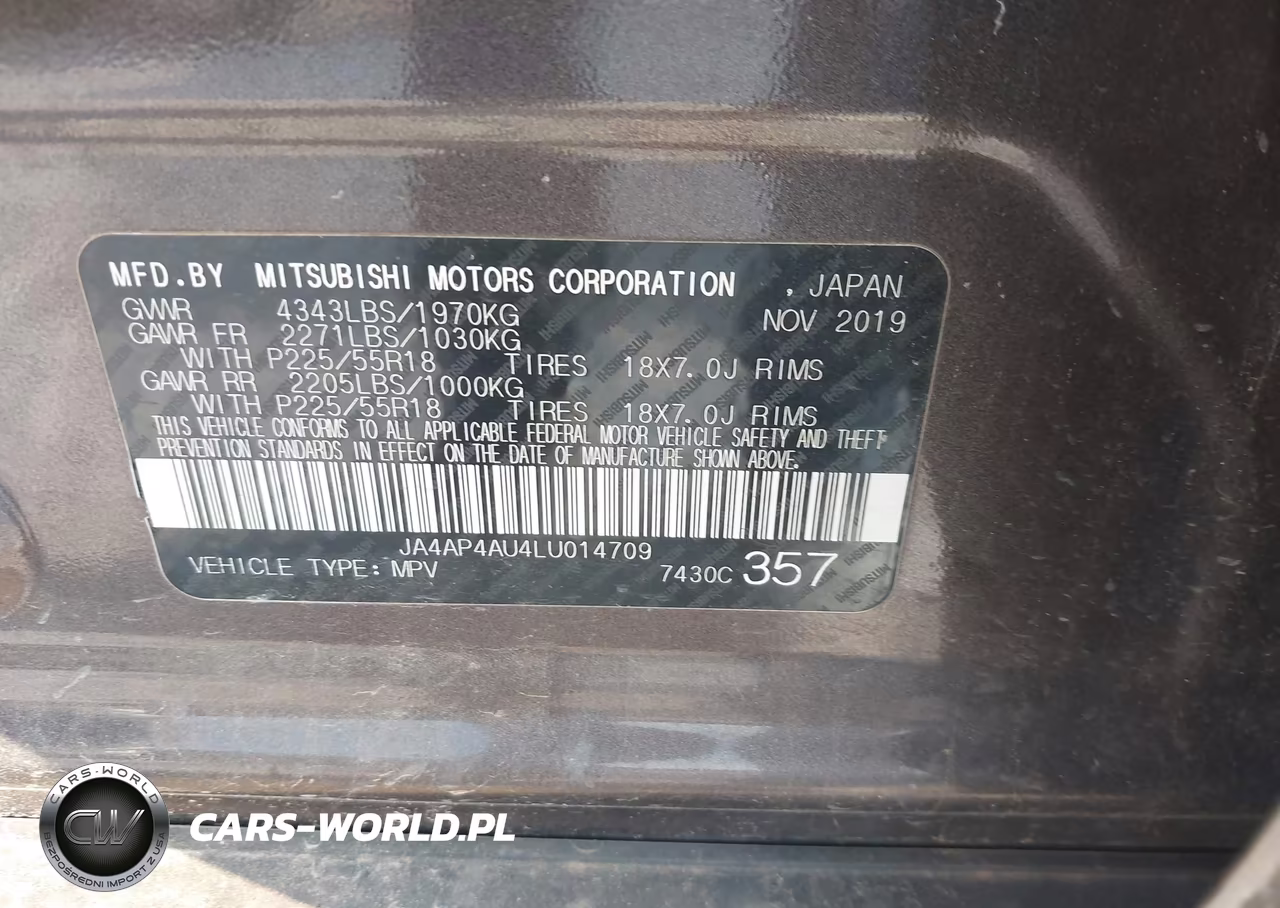 2020 Mitsubishi Outlander Sport 2.0 Se VIN:JA4AP4AU4LU014709 - 9