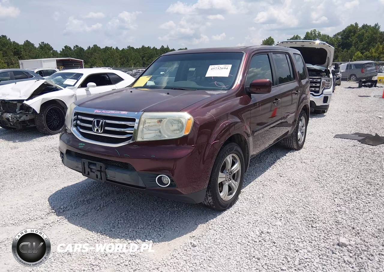 2012 Honda Pilot Ex-L VIN:5FNYF3H64CB016252 - 2
