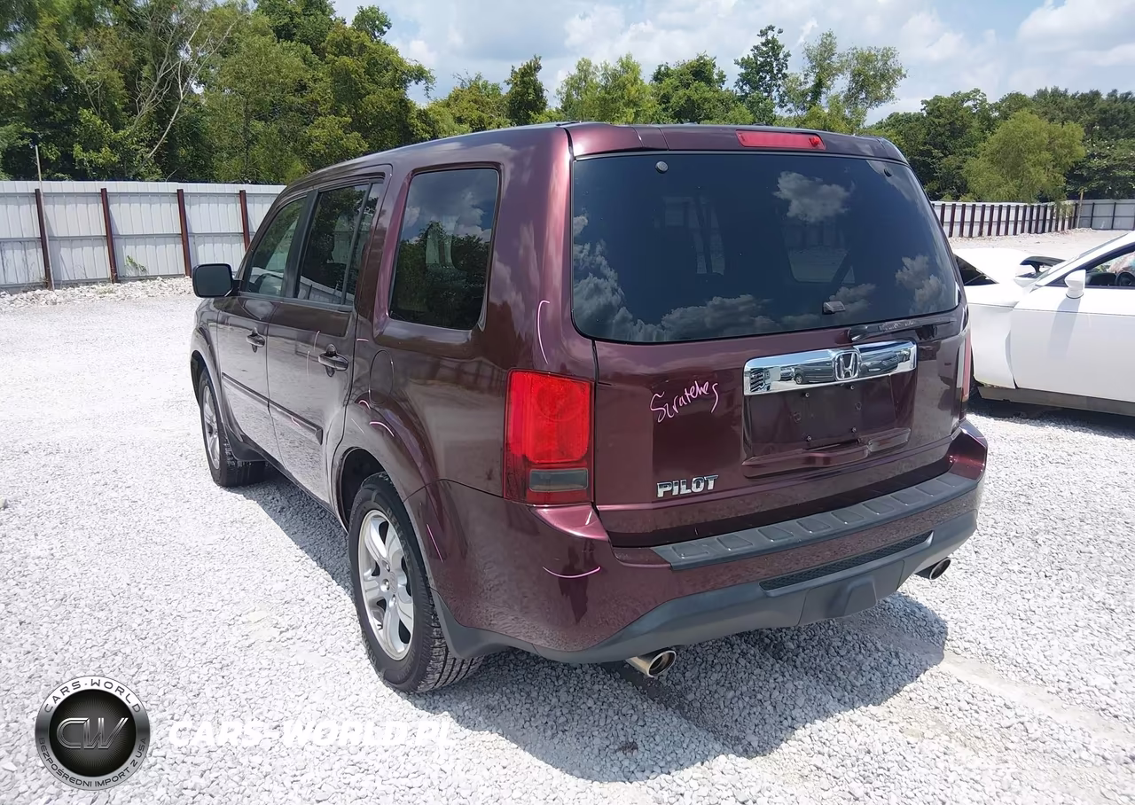 2012 Honda Pilot Ex-L VIN:5FNYF3H64CB016252 - 3