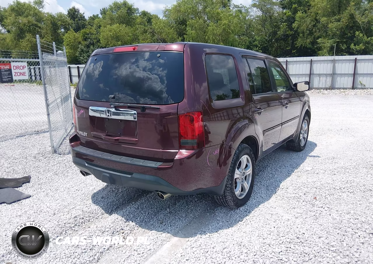 2012 Honda Pilot Ex-L VIN:5FNYF3H64CB016252 - 4