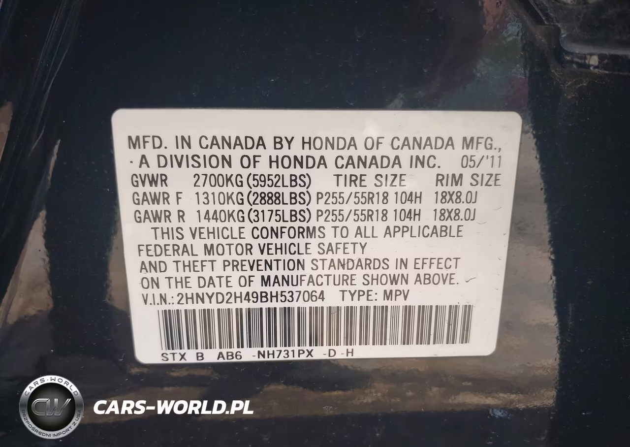 2011 Acura Mdx Technology Package VIN:2HNYD2H49BH537064 - 9