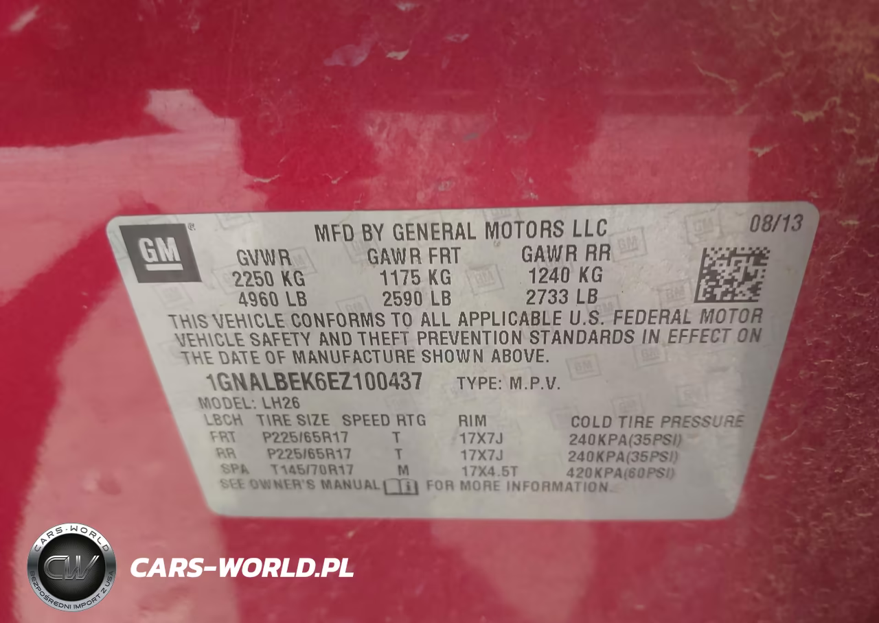 2014 Chevrolet Equinox Lt VIN:1GNALBEK6EZ100437 - 9