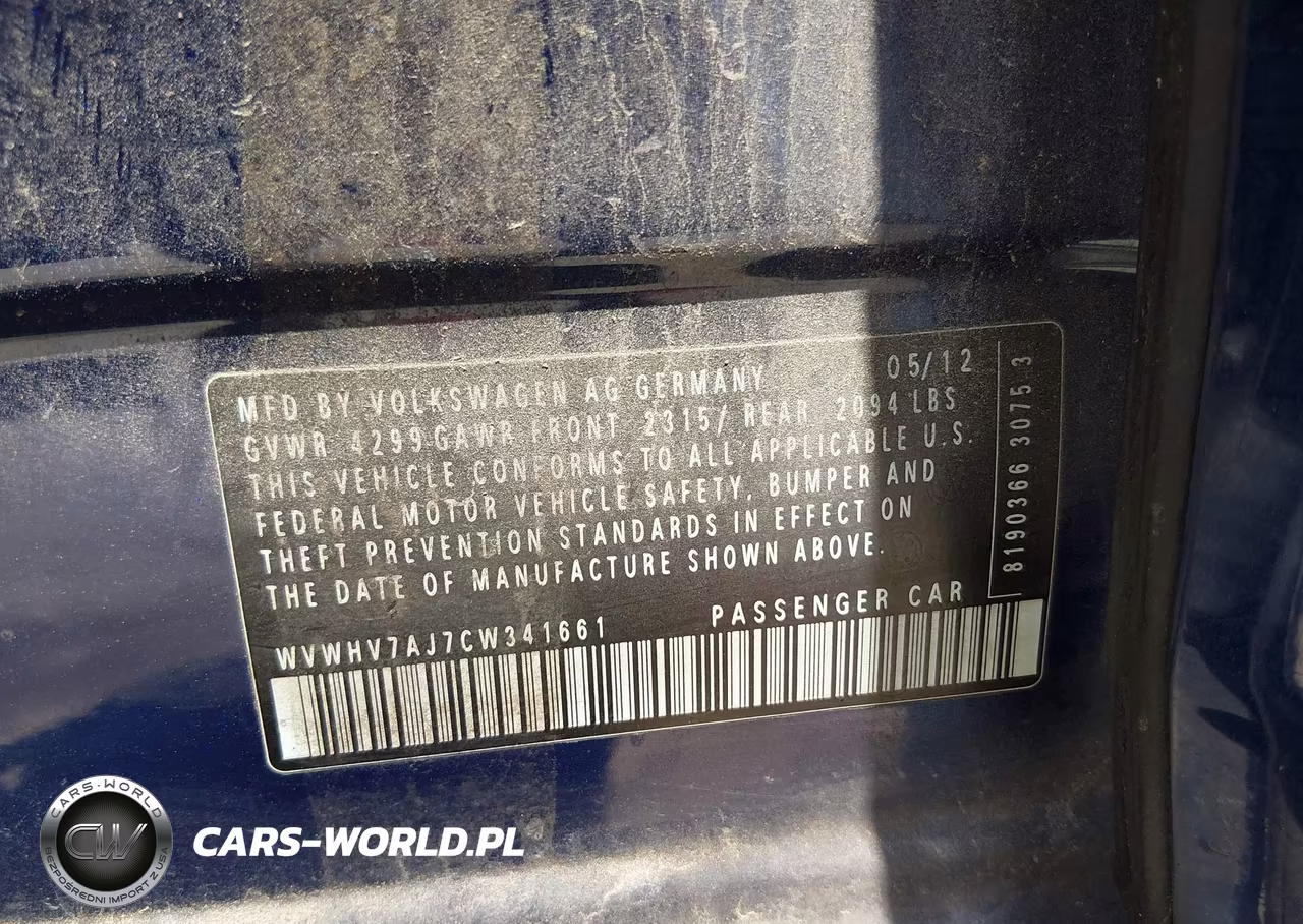 2012 Volkswagen Gti 4-Door VIN:WVWHV7AJ7CW341661 - 9