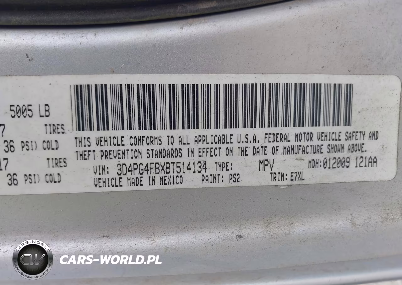 2011 Dodge Journey Express VIN:3D4PG4FBXBT514134 - 9