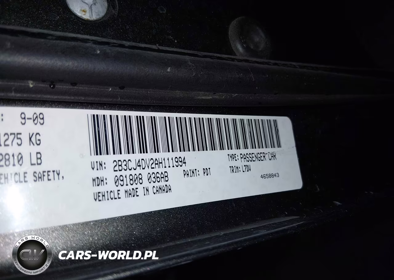 2010 Dodge Challenger Se VIN:2B3CJ4DV2AH111994 - 9