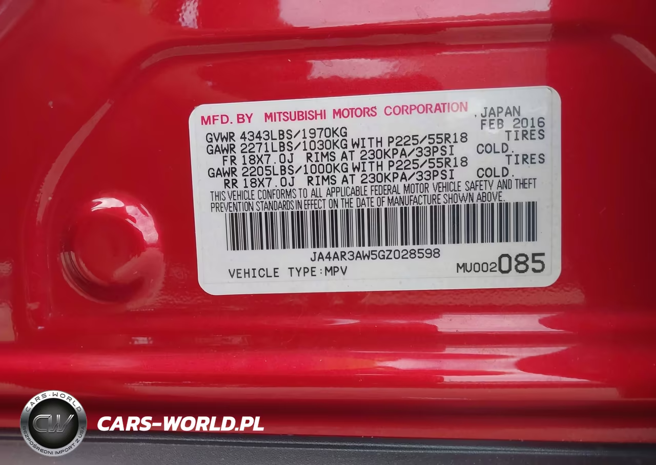 2016 Mitsubishi Outlander Sport 2.4 Es VIN:JA4AR3AW5GZ028598 - 9