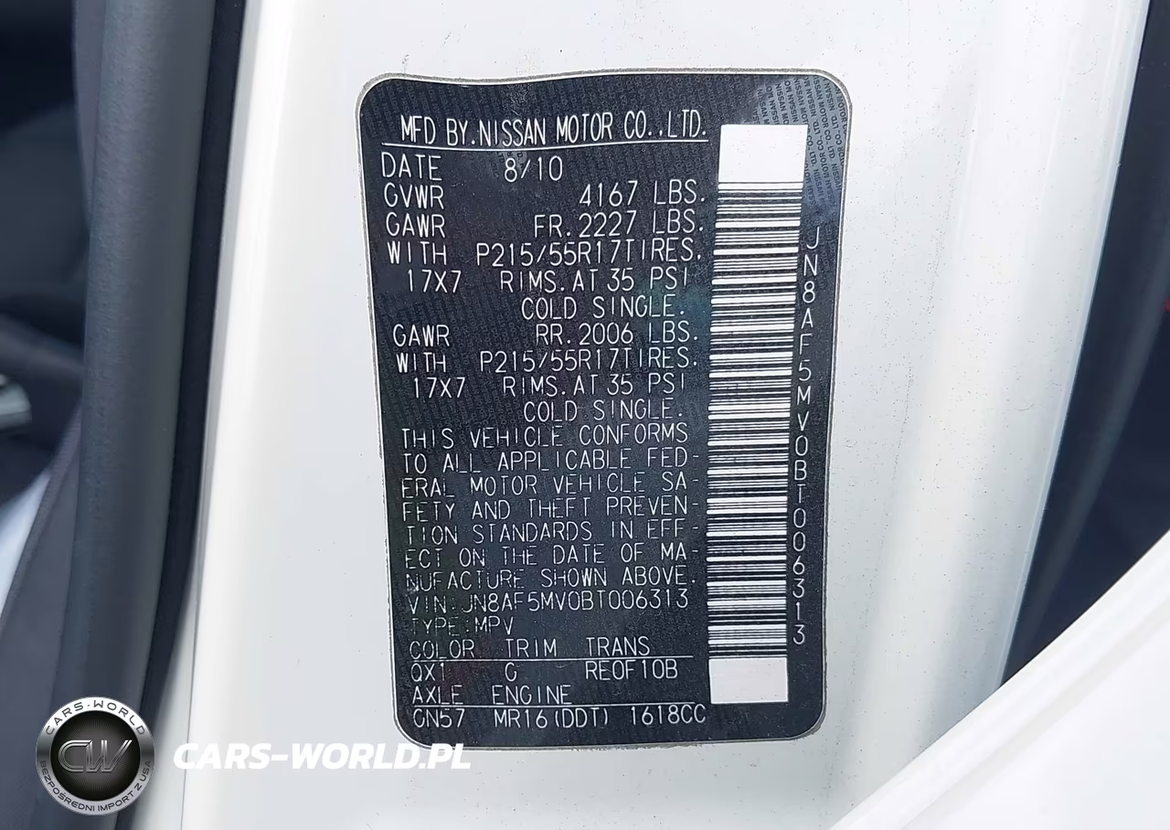 2011 Nissan Juke S VIN:JN8AF5MV0BT006313 - 9