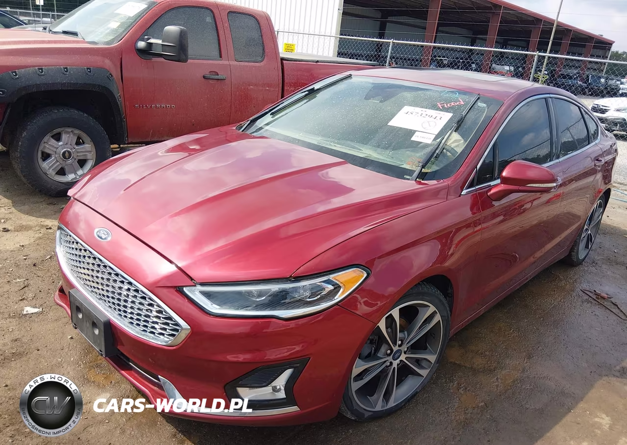 2019 Ford Fusion Titanium VIN:3FA6P0D94KR153021 - 2