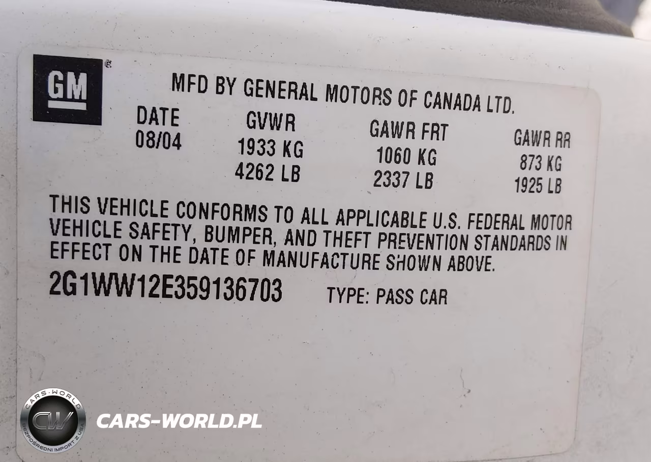 2005 Chevrolet Monte Carlo Ls VIN:2G1WW12E359136703 - 9