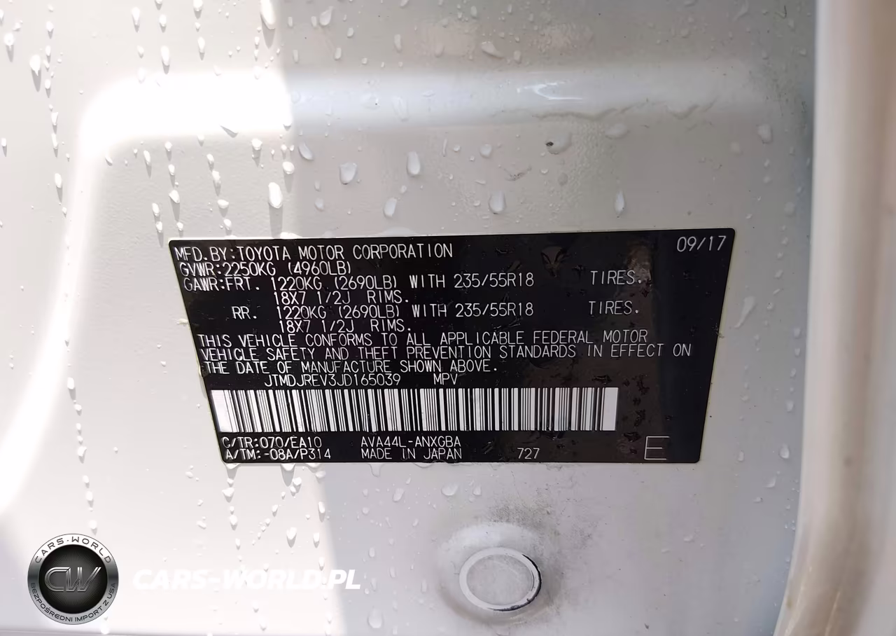 2018 Toyota Rav4 Hybrid Limited VIN:JTMDJREV3JD165039 - 9