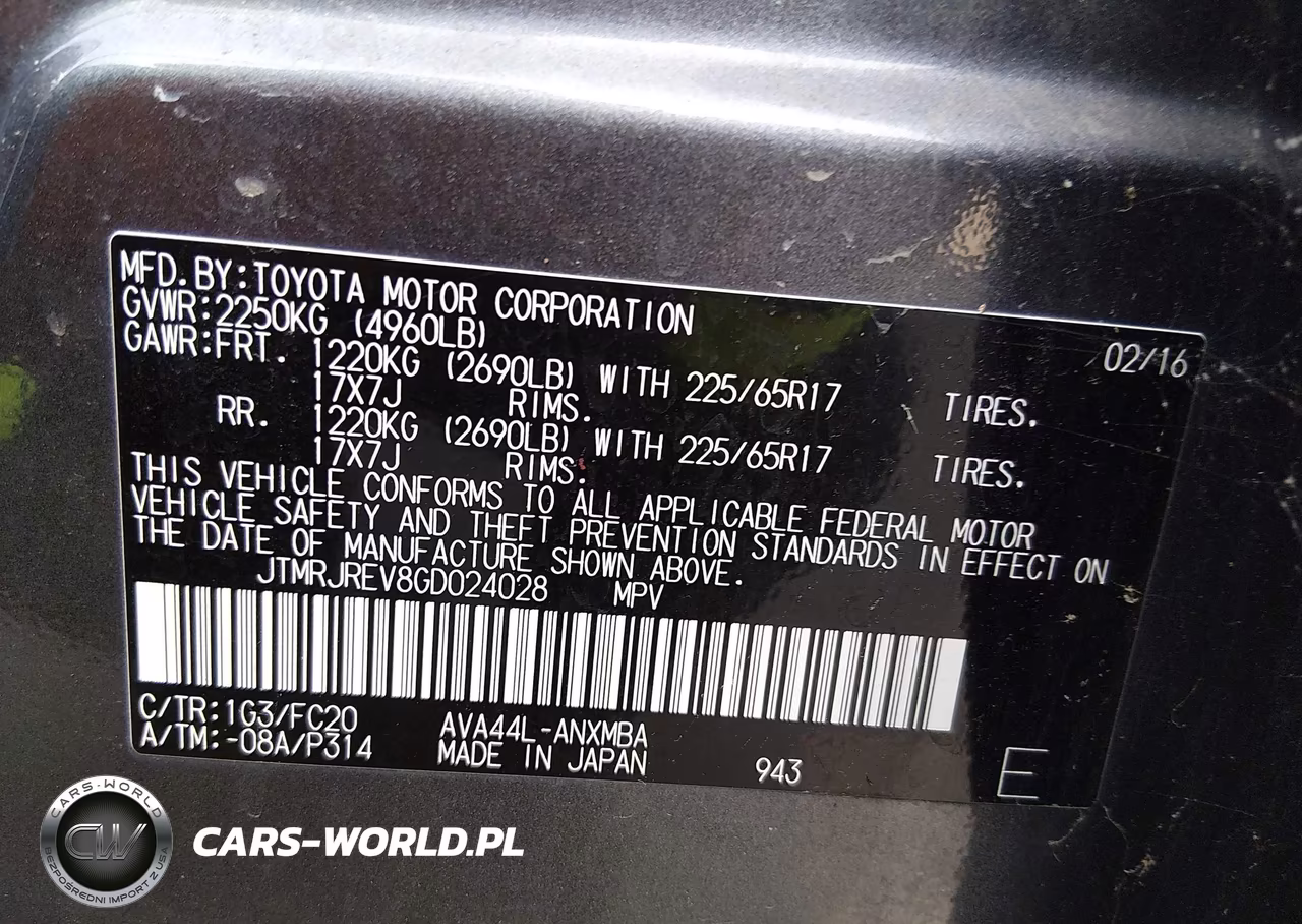 2016 Toyota Rav4 Hybrid Xle VIN:JTMRJREV8GD024028 - 9