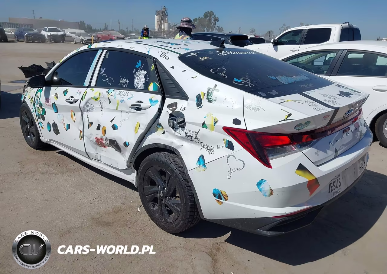 2021 Hyundai Elantra Sel VIN:5NPLS4AG7MH020006 - 3
