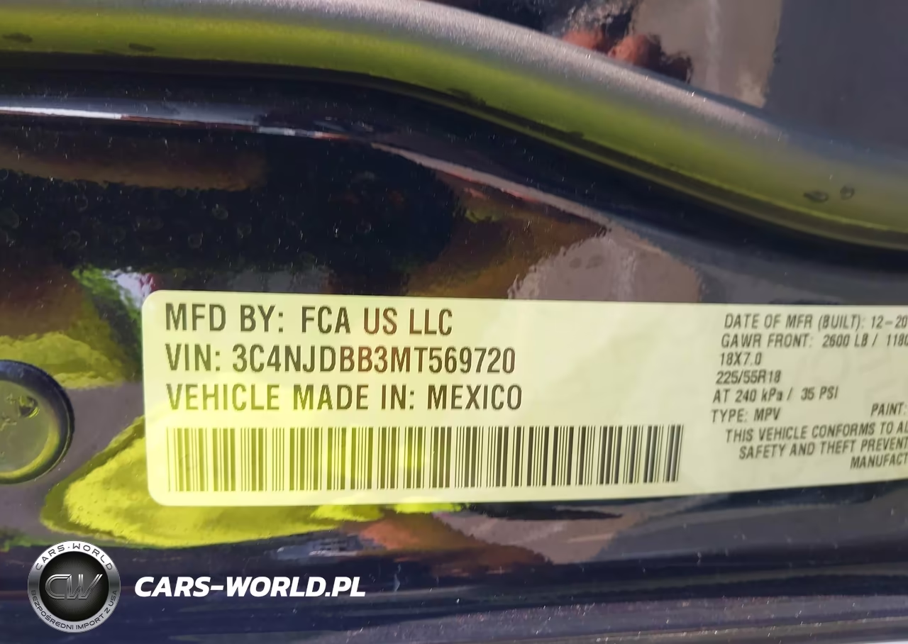 2021 Jeep Compass Altitude 4X4 VIN:3C4NJDBB3MT569720 - 9