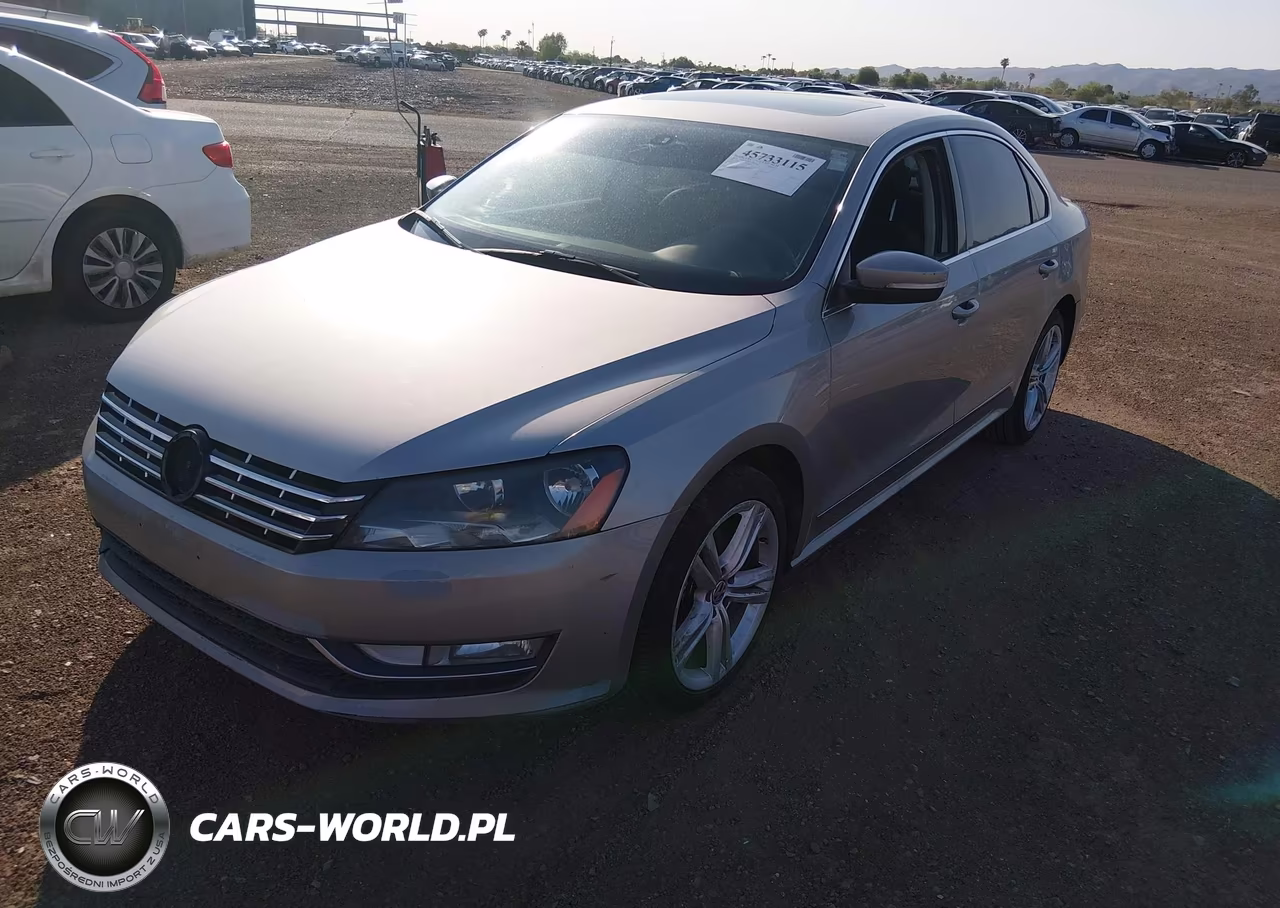 2013 Volkswagen Passat 2.0L Tdi Sel Premium VIN:1VWCN7A31DC078871 - 2