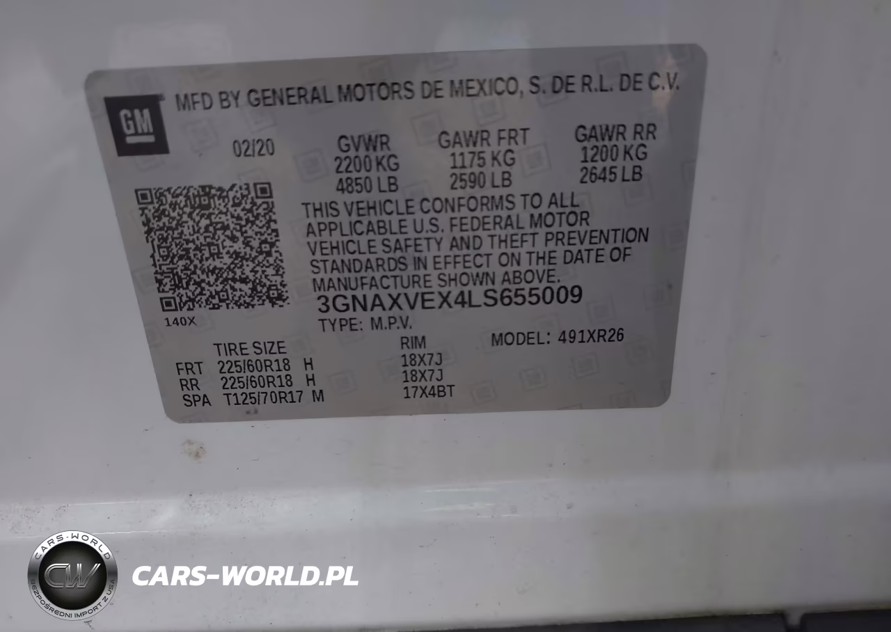 2020 Chevrolet Equinox Awd Lt 2.0L Turbo VIN:3GNAXVEX4LS655009 - 9
