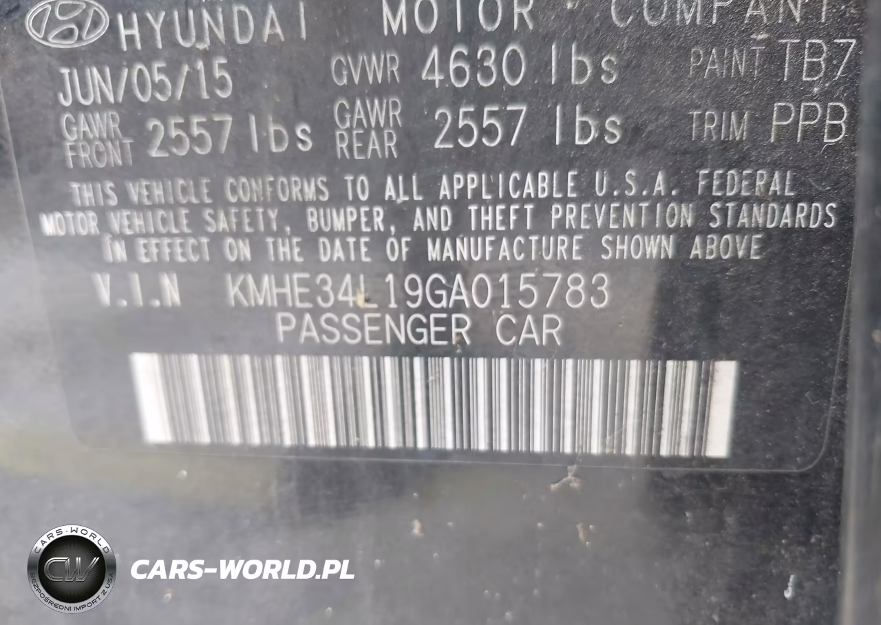 2016 Hyundai Sonata Hybrid Limited VIN:KMHE34L19GA015783 - 9