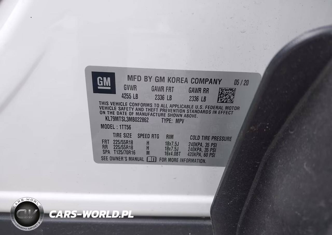 2021 Chevrolet Trailblazer Fwd Rs VIN:KL79MTSL3MB022862 - 9