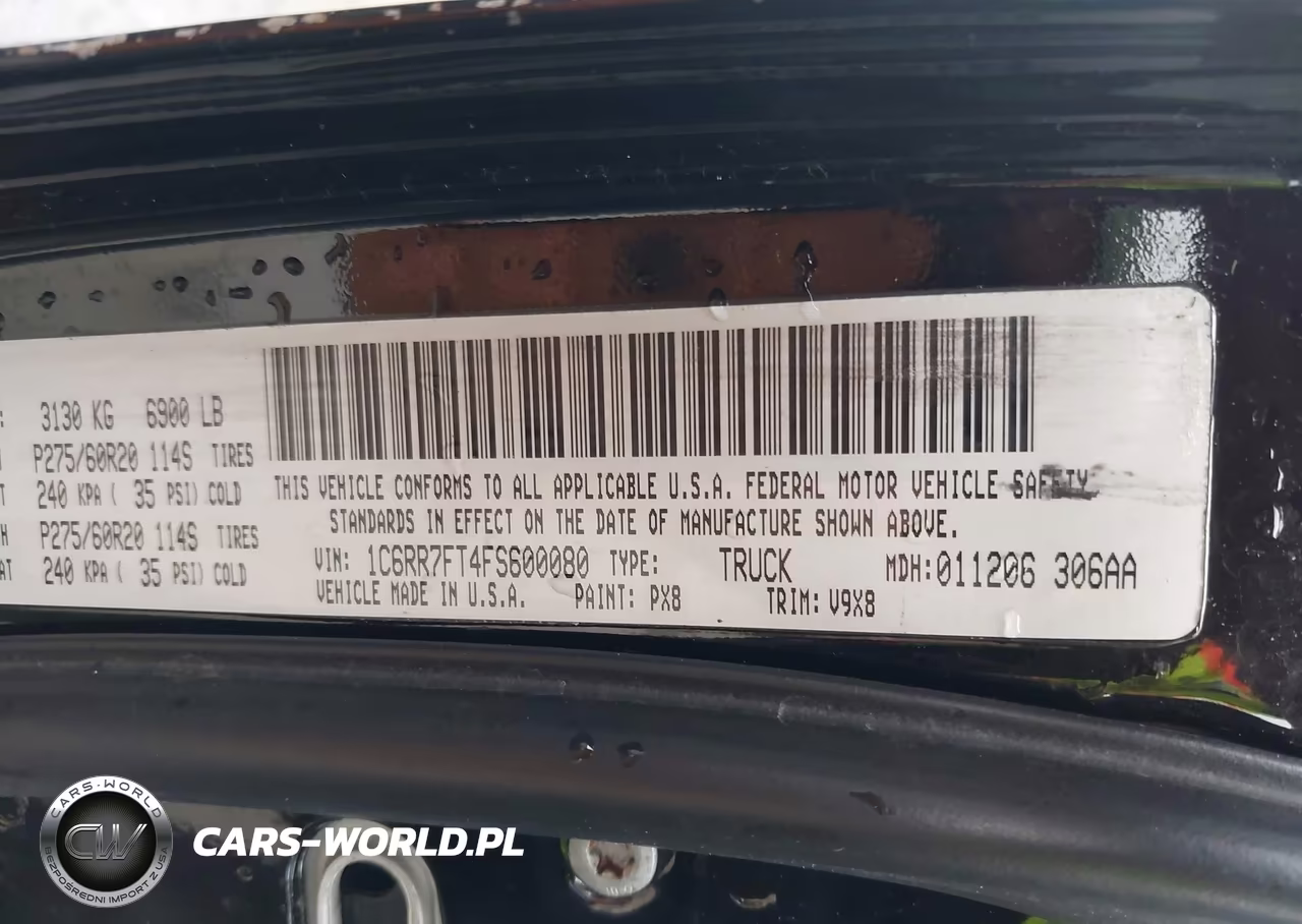 2015 Ram 1500 Express VIN:1C6RR7FT4FS600080 - 9