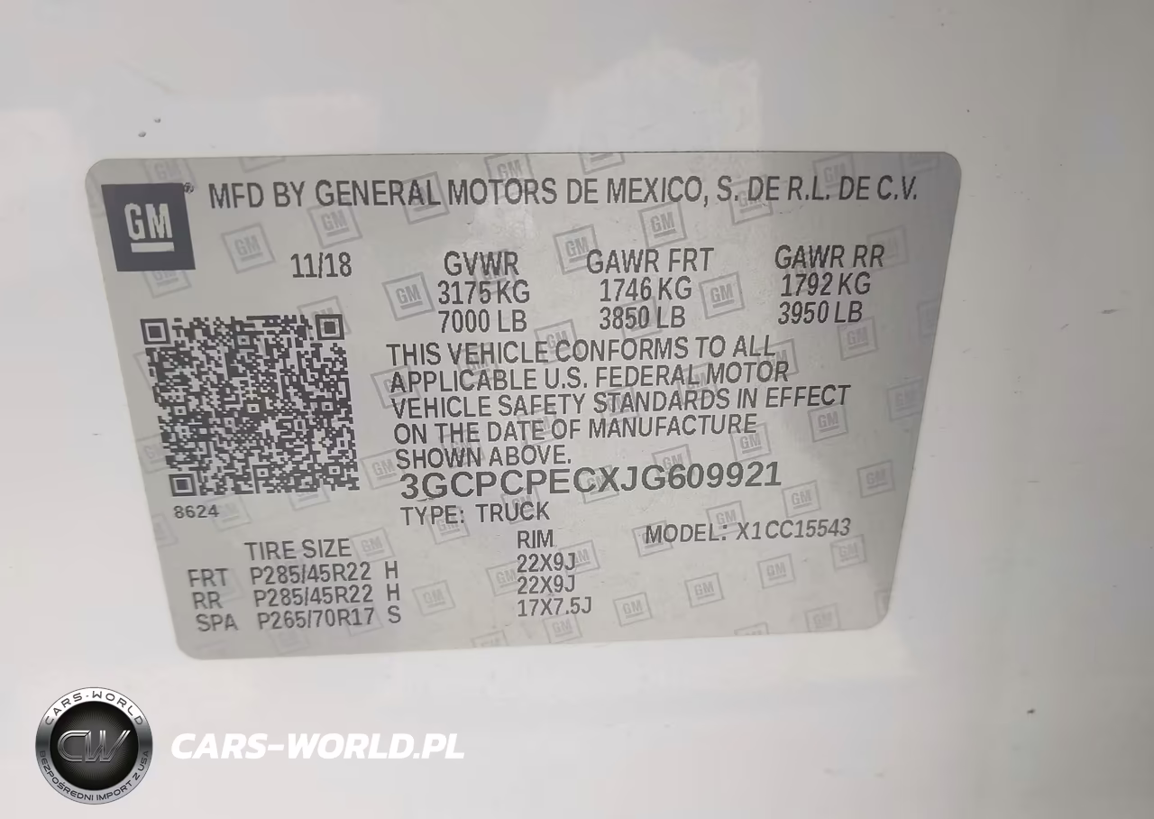 2018 Chevrolet Silverado 1500 Custom VIN:3GCPCPECXJG609921 - 9