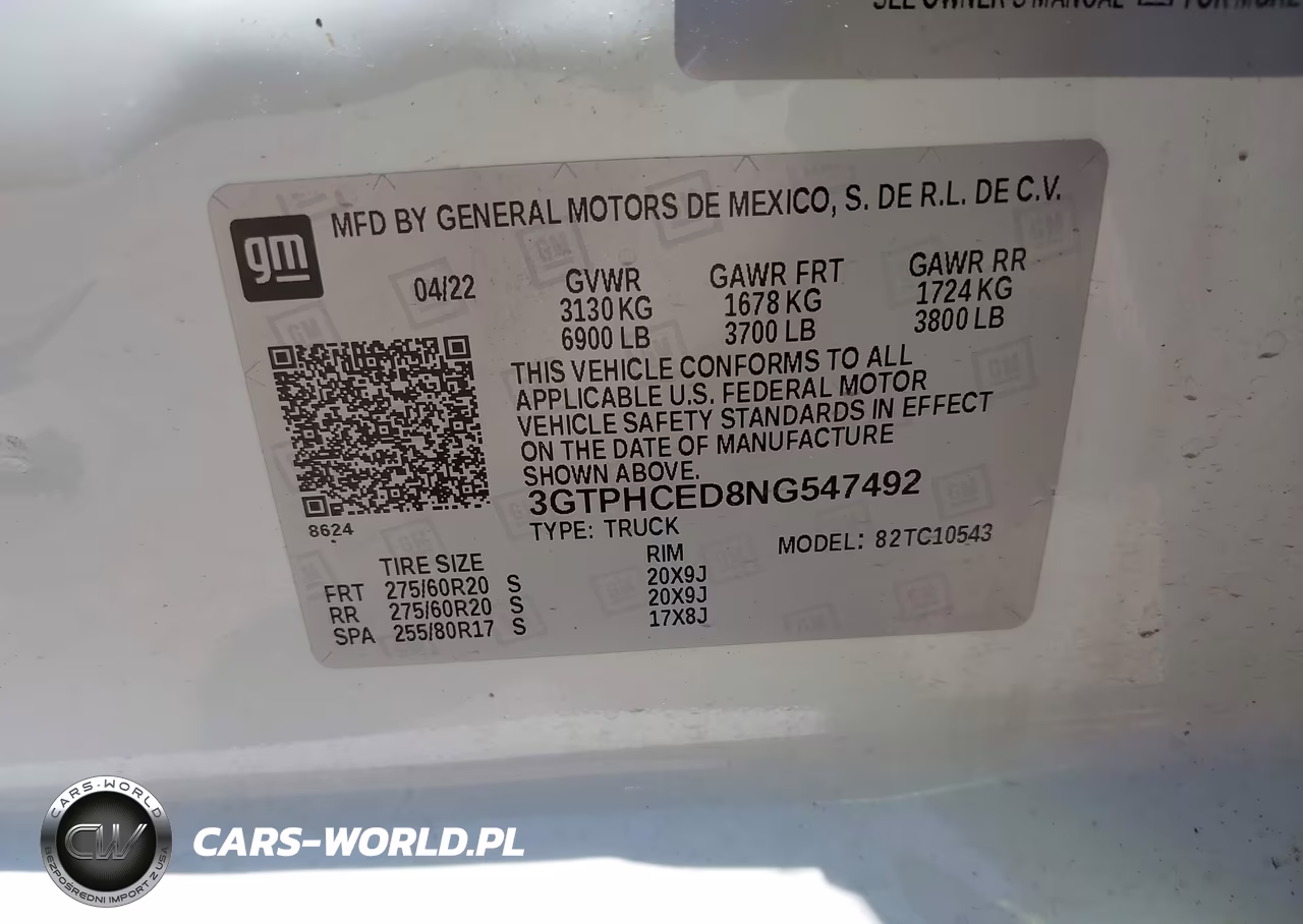2022 GMC Sierra 1500 2Wd Short Box Elevation VIN:3GTPHCED8NG547492 - 9