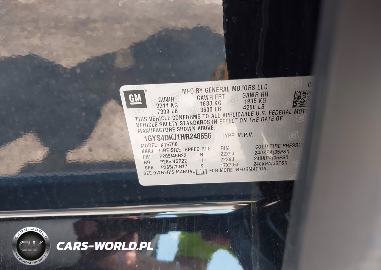2017 Cadillac Escalade Platinum VIN:1GYS4DKJ1HR248656 - 9