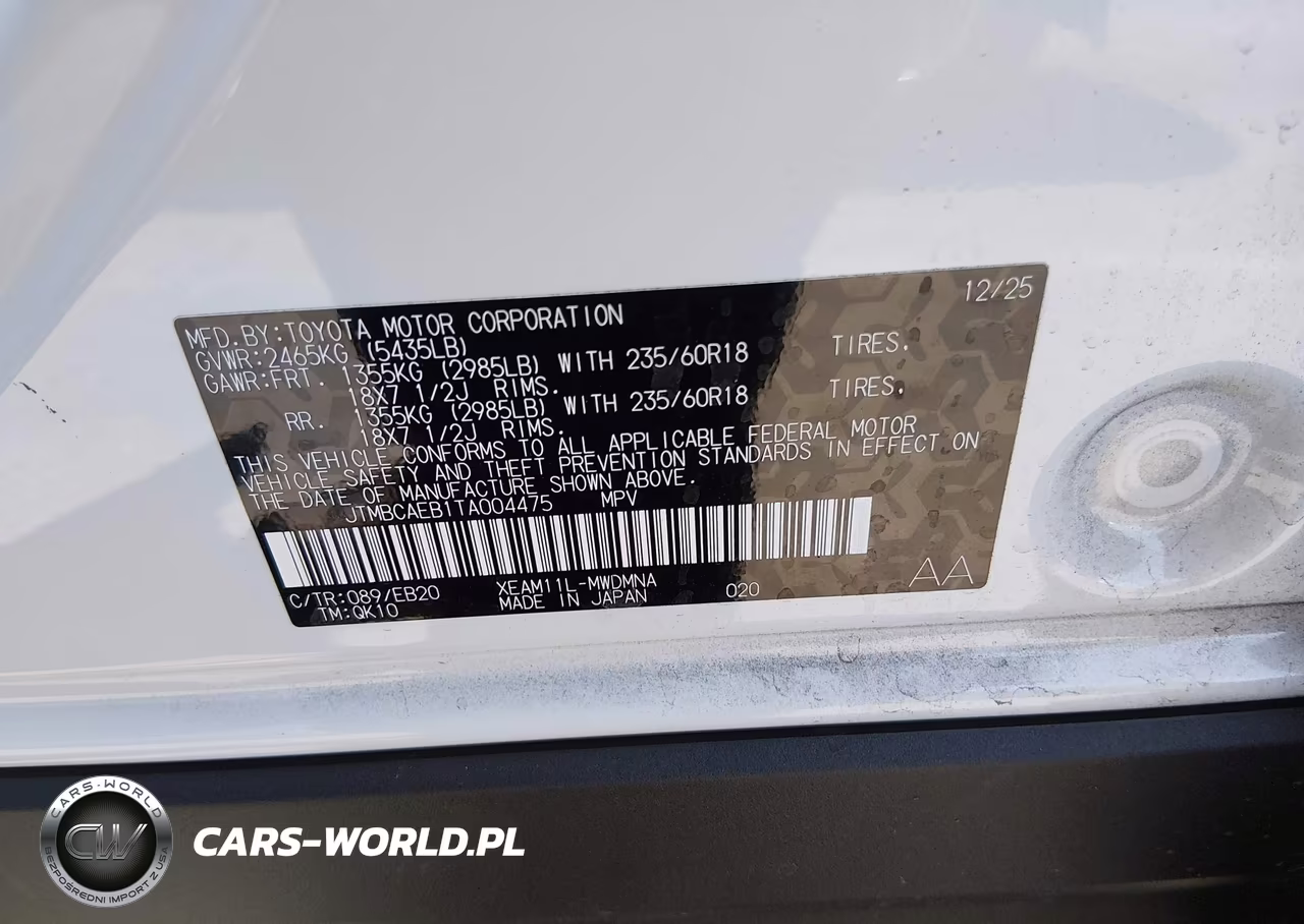 2026 Toyota Bz Xle Plus VIN:JTMBCAEB1TA004475 - 9