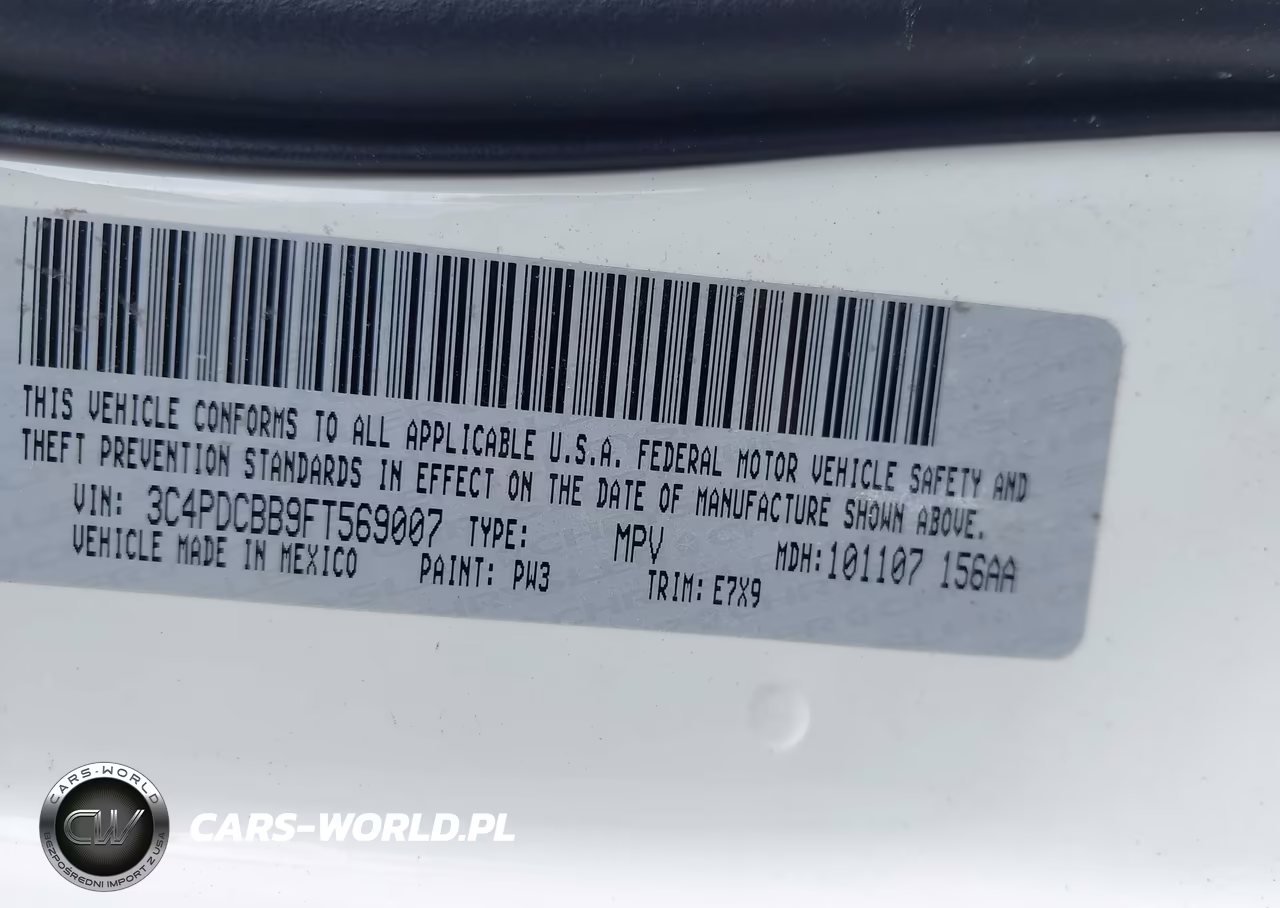 2015 Dodge Journey Sxt VIN:3C4PDCBB9FT569007 - 9