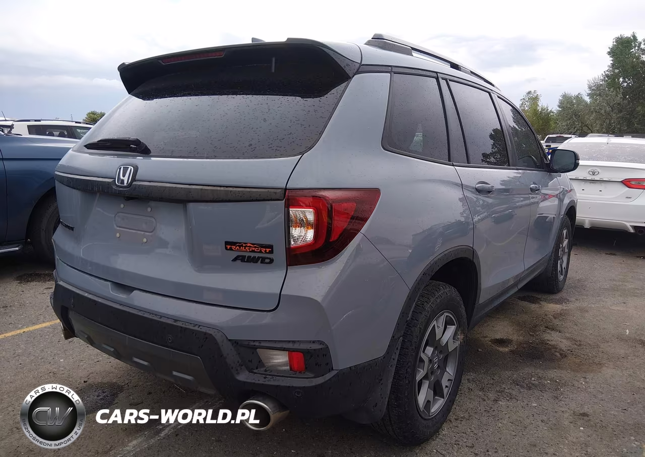 2023 Honda Passport Awd Trailsport VIN:5FNYF8H6XPB035455 - 4