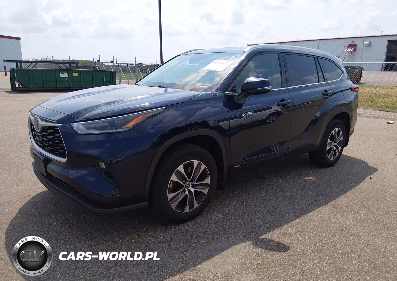 2021 Toyota Highlander Hybrid Xle VIN:5TDHBRCHXMS526609 - 2
