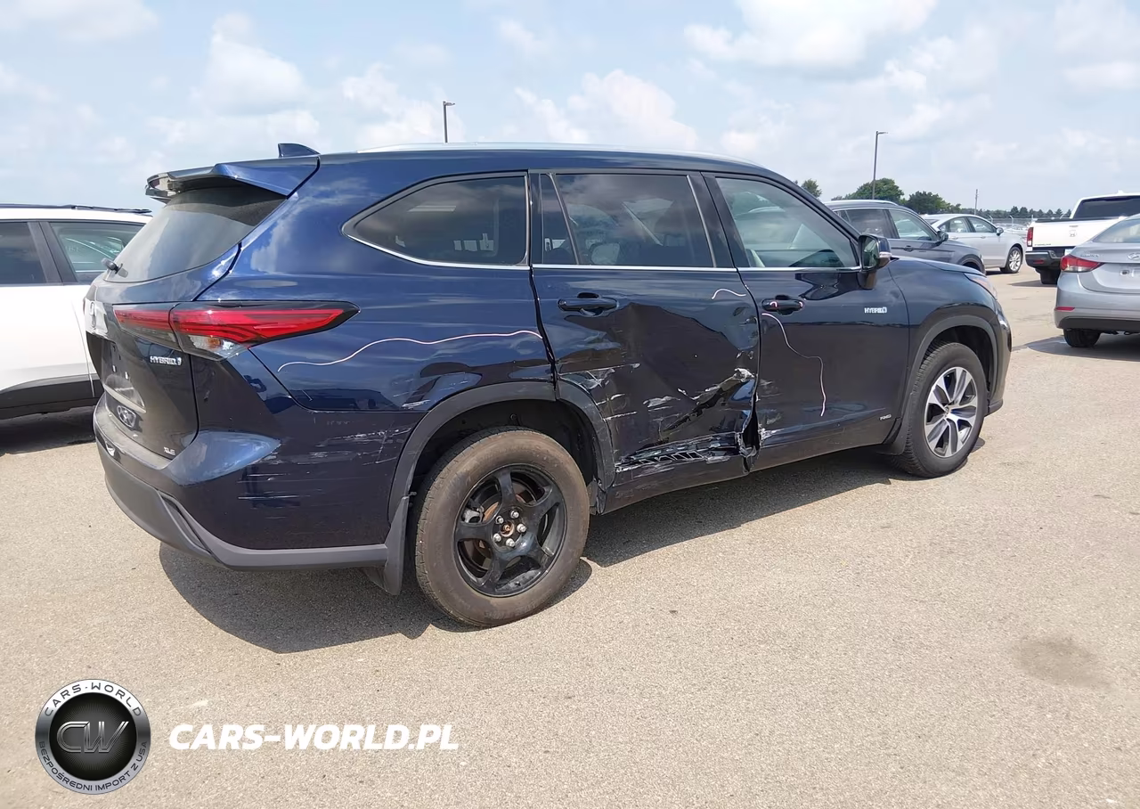 2021 Toyota Highlander Hybrid Xle VIN:5TDHBRCHXMS526609 - 4