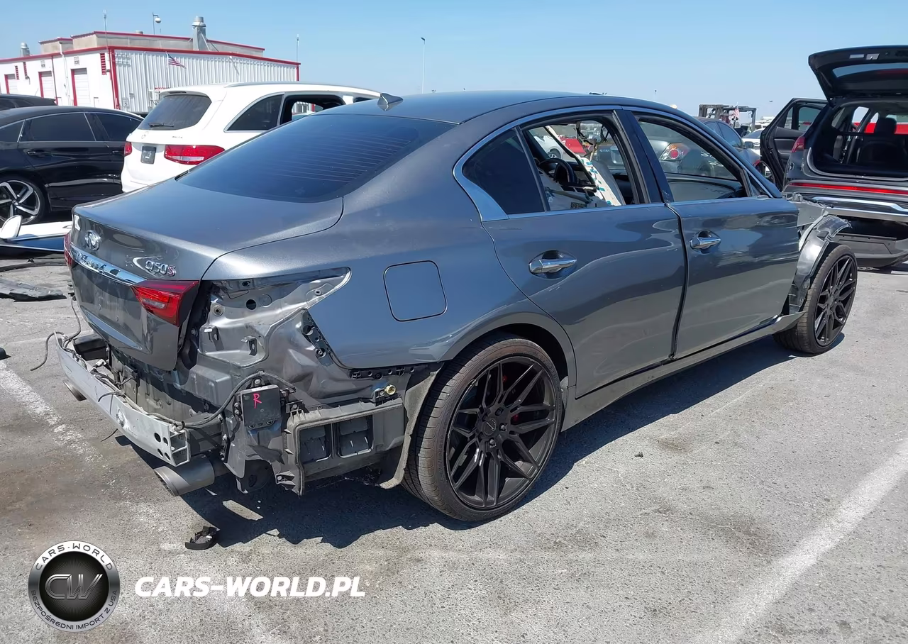 2019 Infiniti Q50 3.0T Red Sport 400 VIN:JN1FV7AP0KM761044 - 4