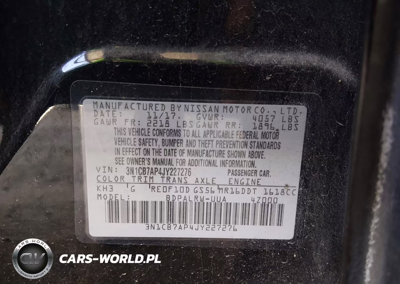 2018 Nissan Sentra Sr Turbo VIN:3N1CB7AP4JY227276 - 9