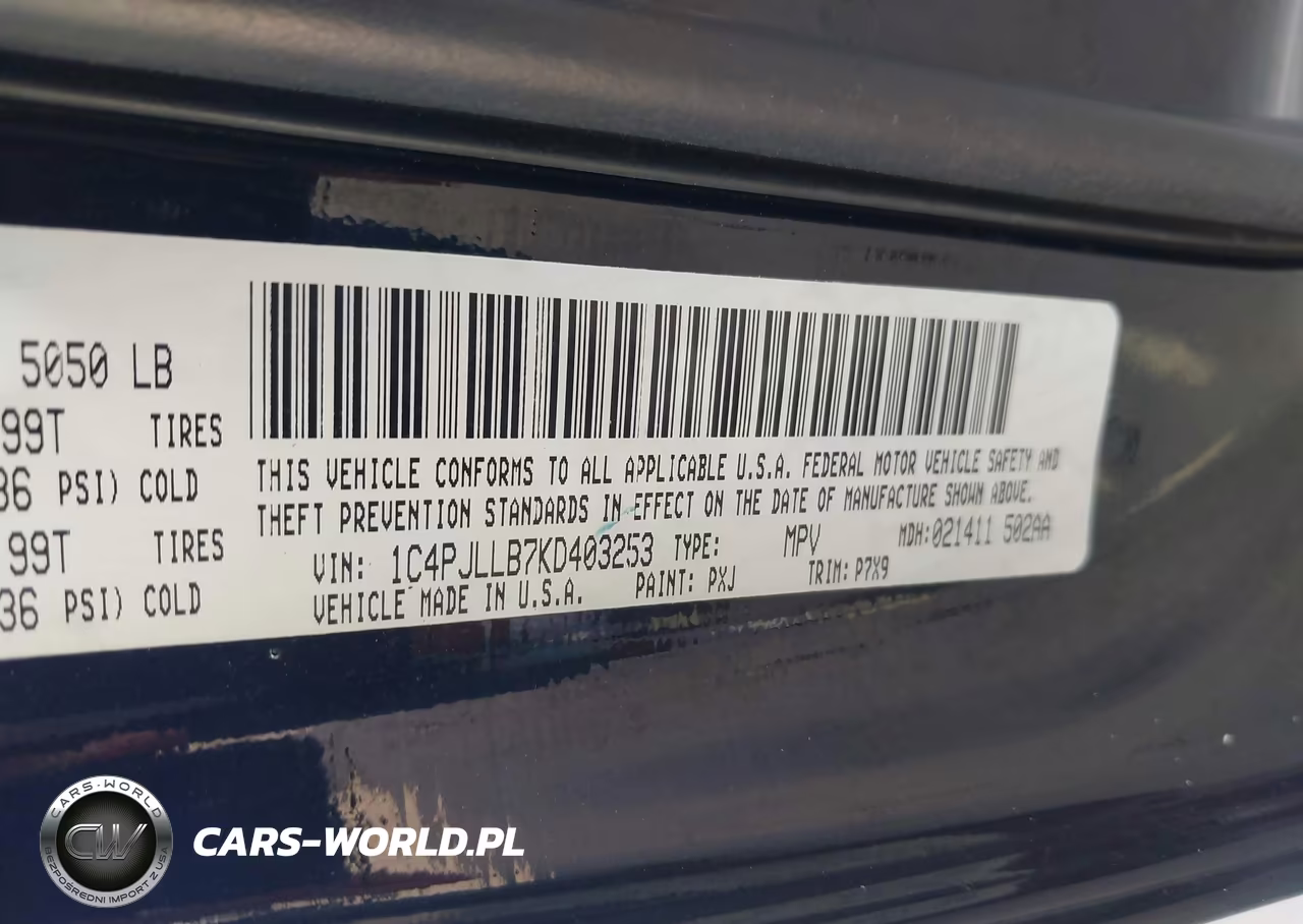 2019 Jeep Cherokee Latitude Plus Fwd VIN:1C4PJLLB7KD403253 - 9