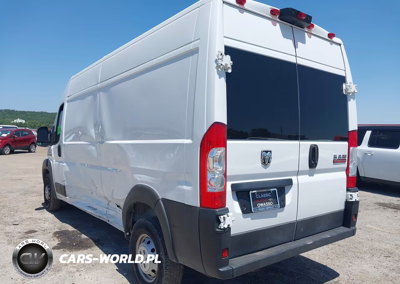 2021 Ram Promaster 2500 High Roof 159 Wb VIN:3C6ERVDG2ME505347 - 3