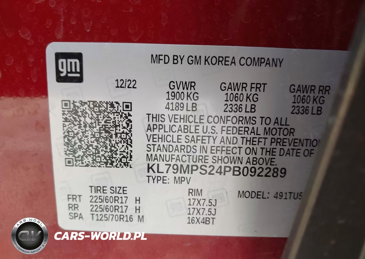2023 Chevrolet Trailblazer Fwd Lt VIN:KL79MPS24PB092289 - 9