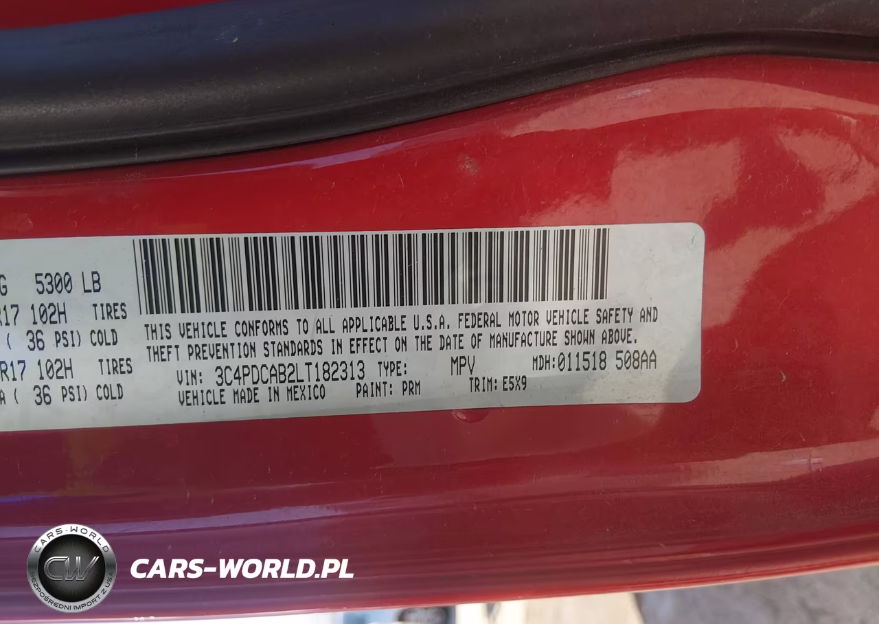 2020 Dodge Journey Se Value VIN:3C4PDCAB2LT182313 - 9
