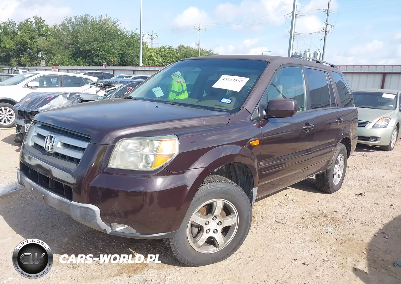 2007 Honda Pilot Ex VIN:5FNYF28417B001013 - 2