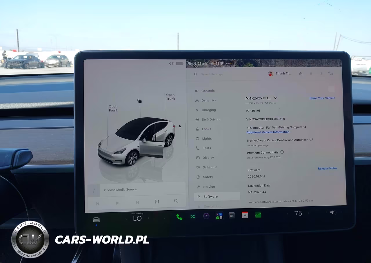 2024 Tesla Model Y Long Range Single Motor Rear-Wheel Drive-Rwd VIN:7SAYGDED9RF083429 - 19