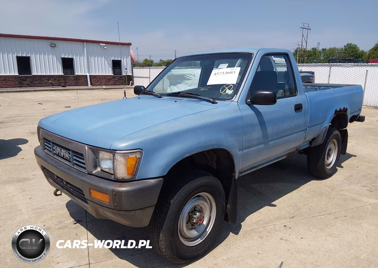 1989 Toyota Pickup 1-2 Ton Sht Wheelbase Dlx VIN:JT4RN01P2K4016524 - 2