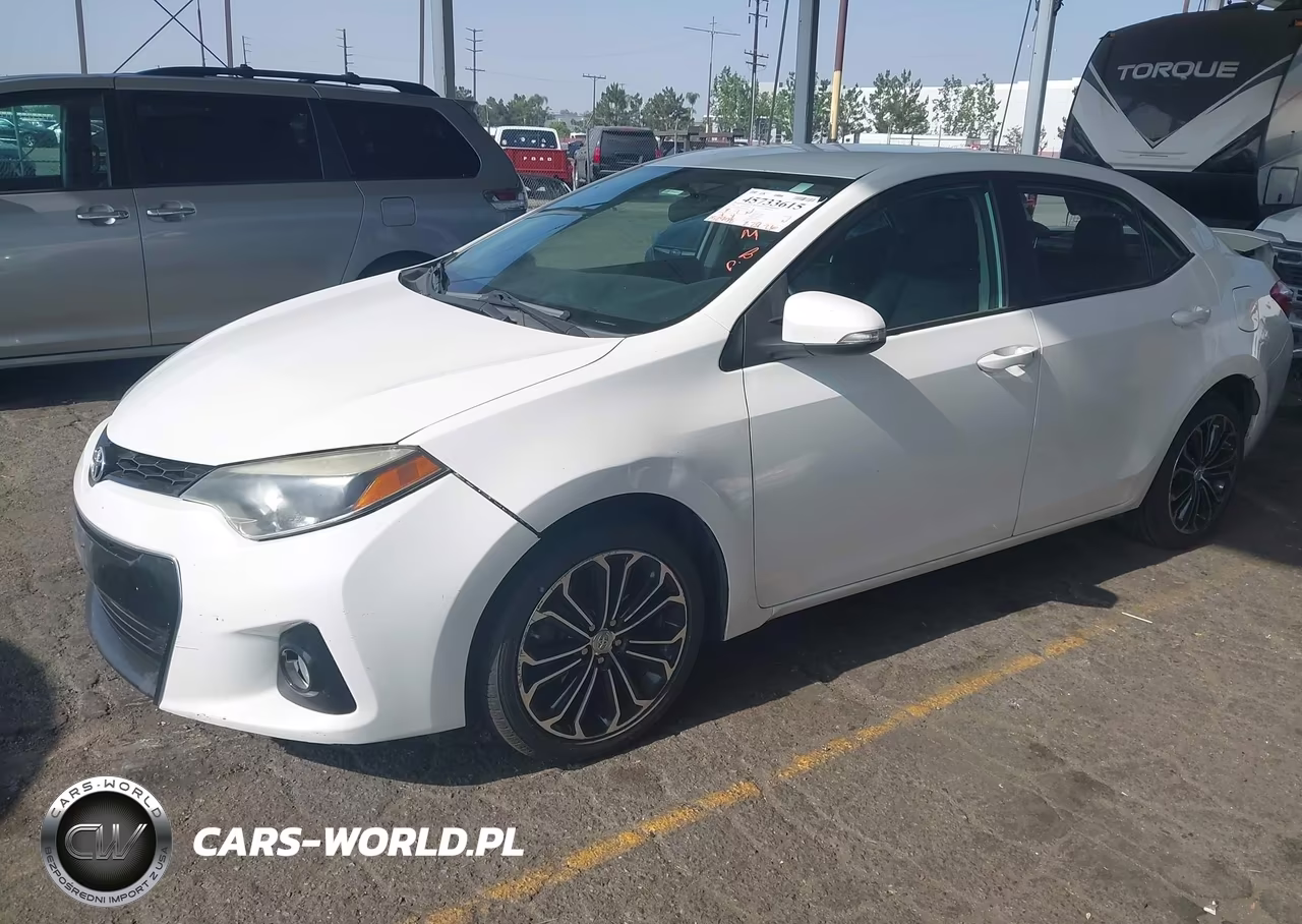 2016 Toyota Corolla S Plus VIN:5YFBURHE9GP477124 - 2