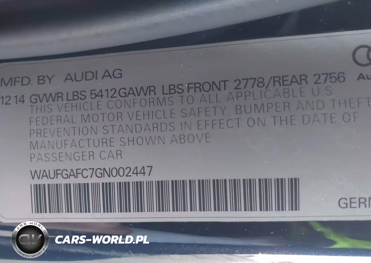 2016 Audi A6 3.0T Premium Plus VIN:WAUFGAFC7GN002447 - 9
