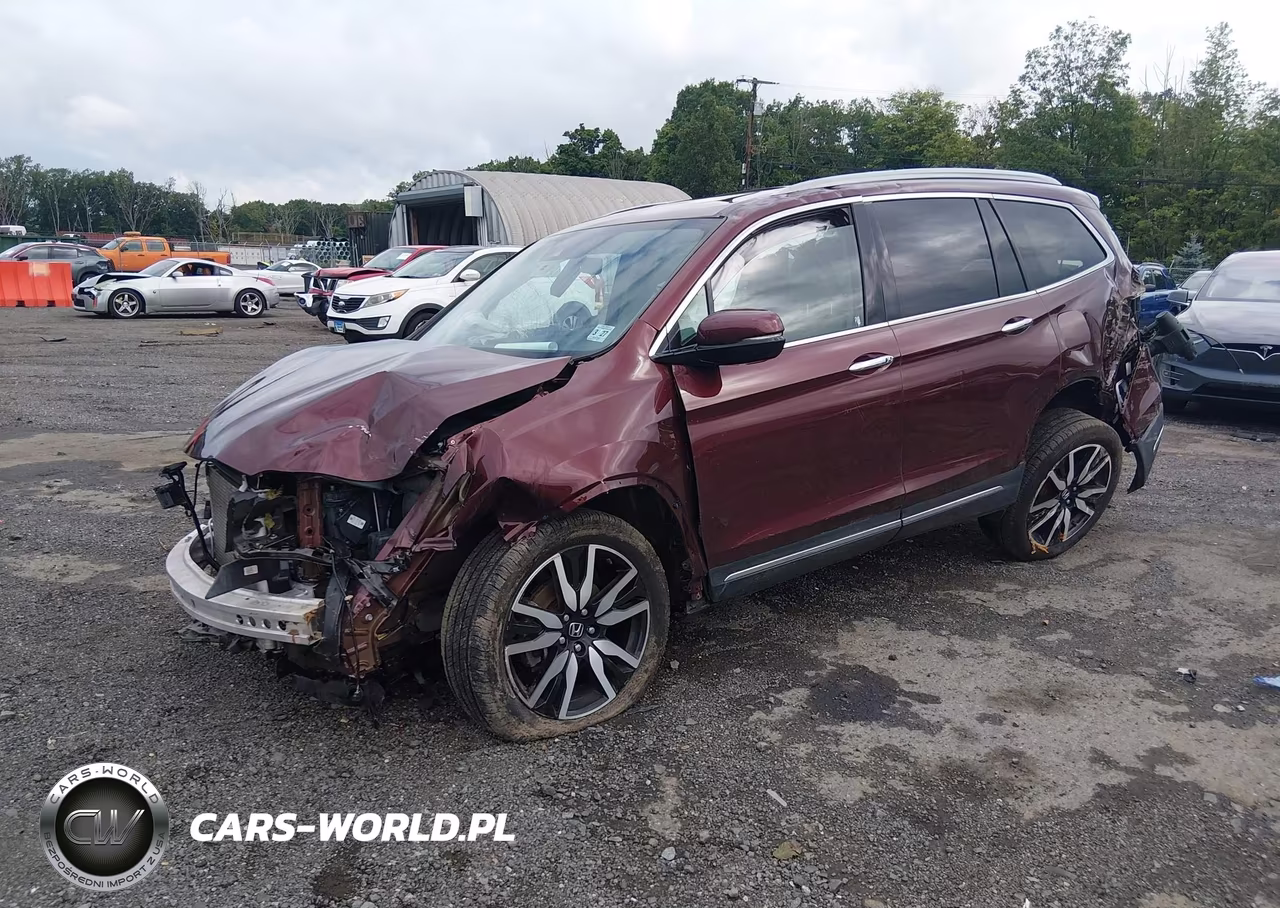 2022 Honda Pilot Awd Touring 8 Passenger VIN:5FNYF6H93NB000171 - 2