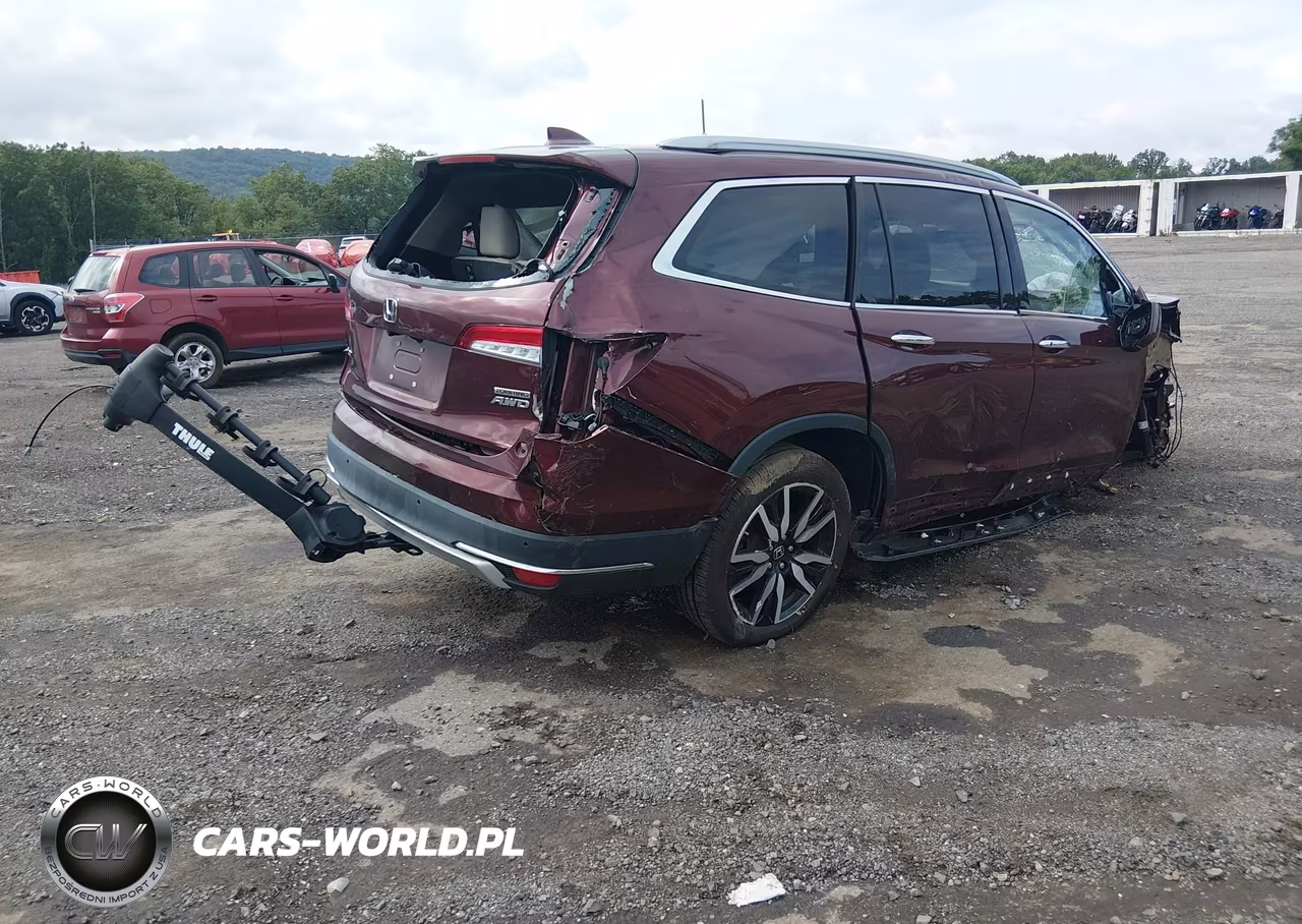 2022 Honda Pilot Awd Touring 8 Passenger VIN:5FNYF6H93NB000171 - 4