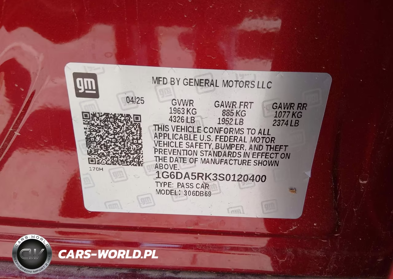 2025 Cadillac Ct4 Luxury Rwd VIN:1G6DA5RK3S0120400 - 9