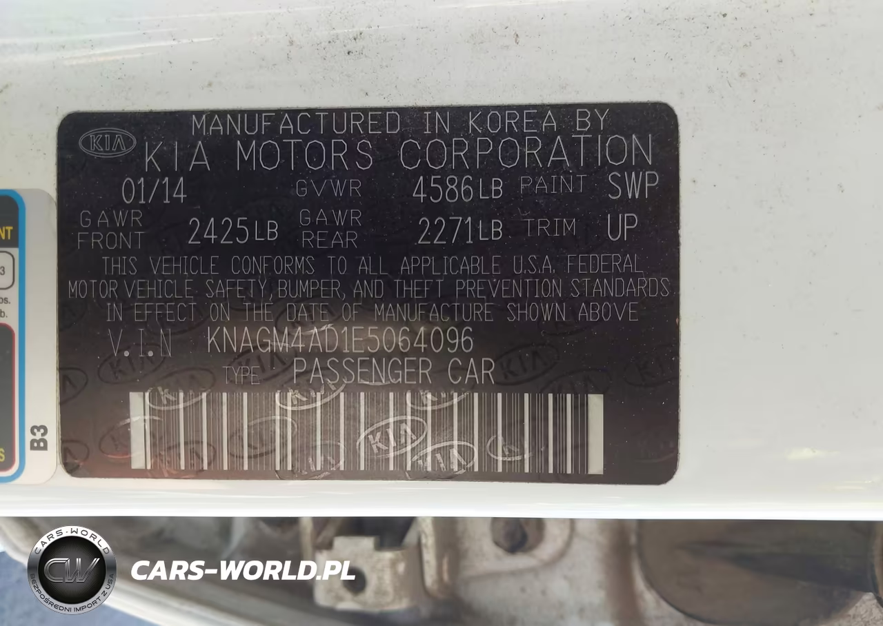 2014 Kia Optima Hybrid Lx VIN:KNAGM4AD1E5064096 - 9