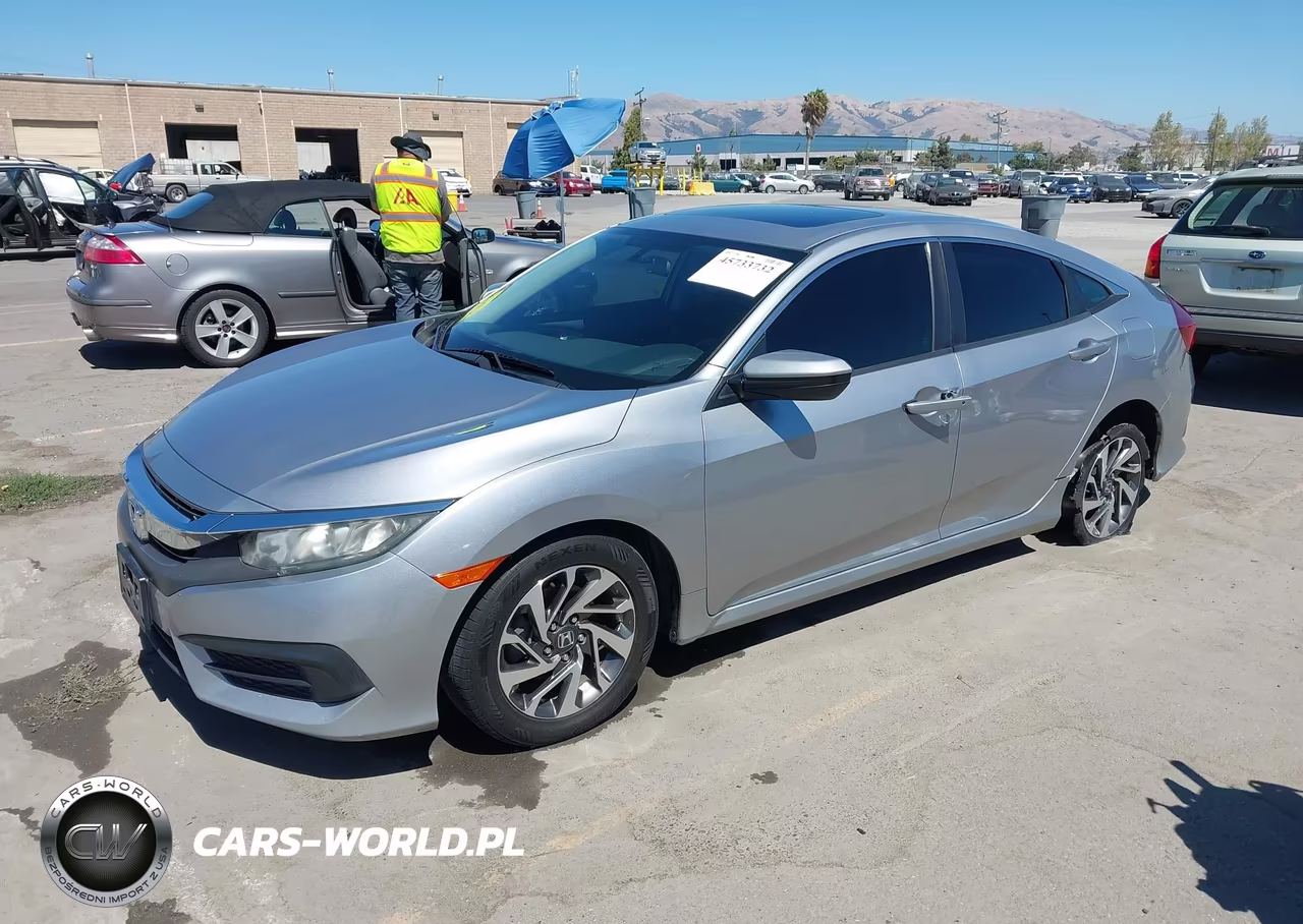 2016 Honda Civic Ex VIN:19XFC2F76GE221735 - 2