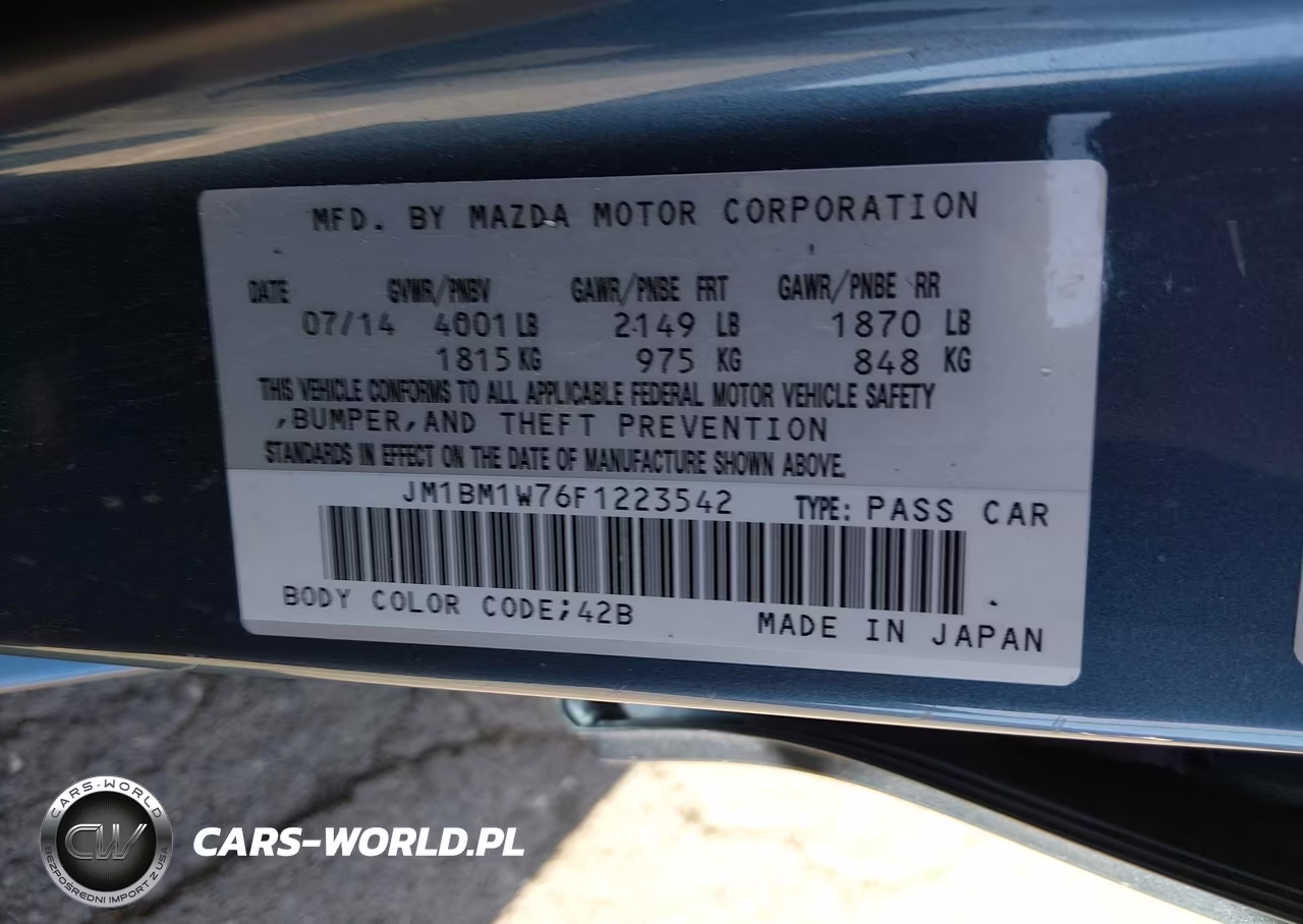 2015 Mazda Mazda3 I Grand Touring VIN:JM1BM1W76F1223542 - 9
