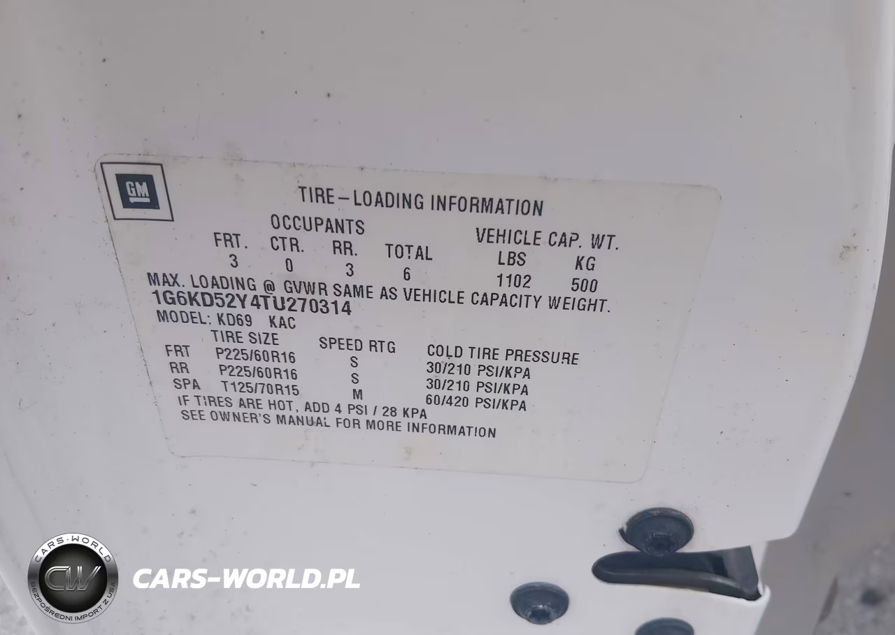 1996 Cadillac Deville VIN:1G6KD52Y4TU270314 - 9