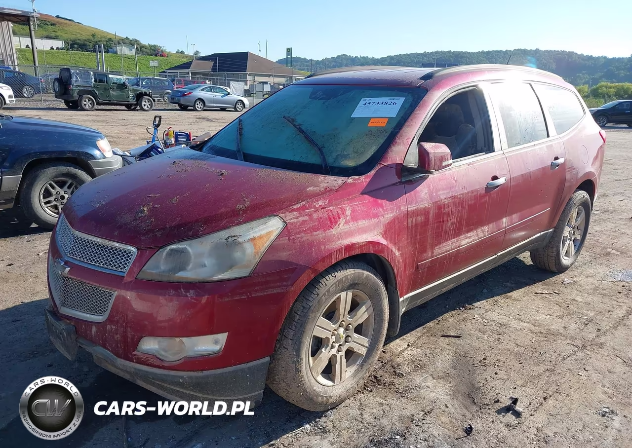 2012 Chevrolet Traverse Lt W-1Lt VIN:1GNKVGED0CJ422144 - 2