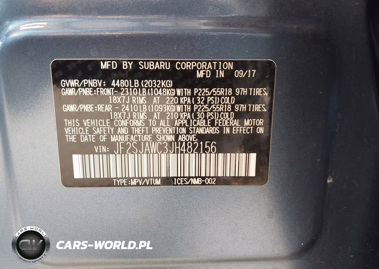 2018 Subaru Forester 2.5I Touring VIN:JF2SJAWC3JH482156 - 9